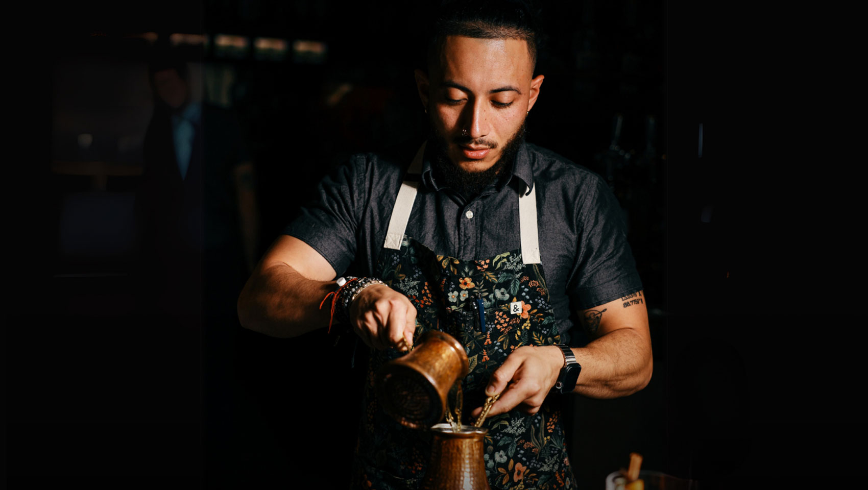 Birch and Bloom bartender
