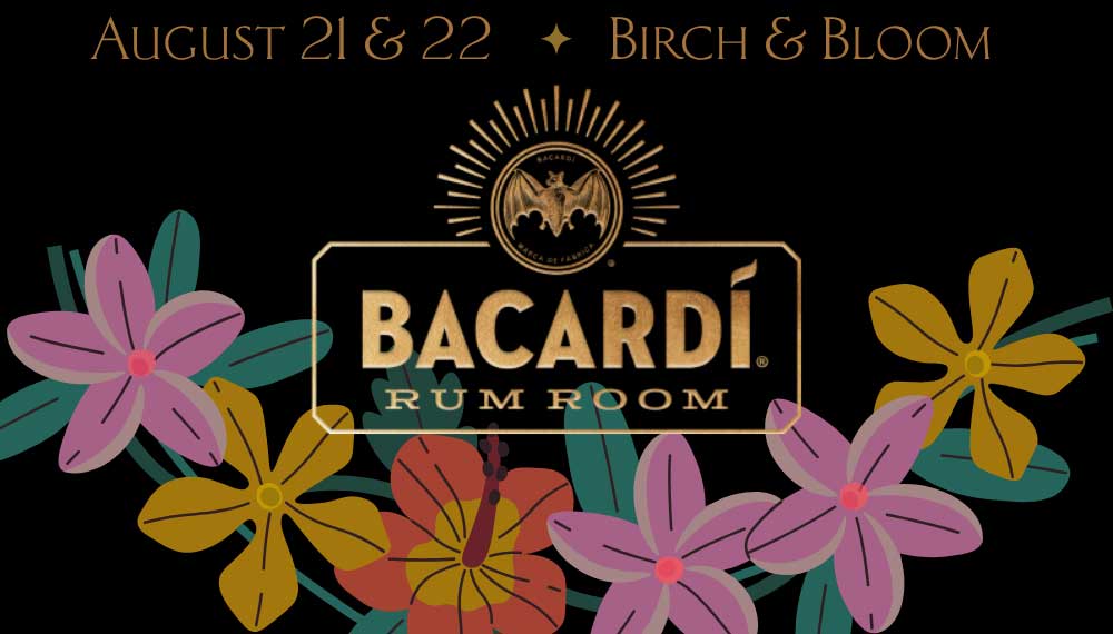 Bacardi Rum Room at Birch & Bloom poster